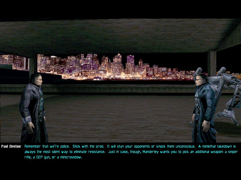 Illustration for article titled I've Played Deus Ex. She Hasn't. Now We're Playing It Together
